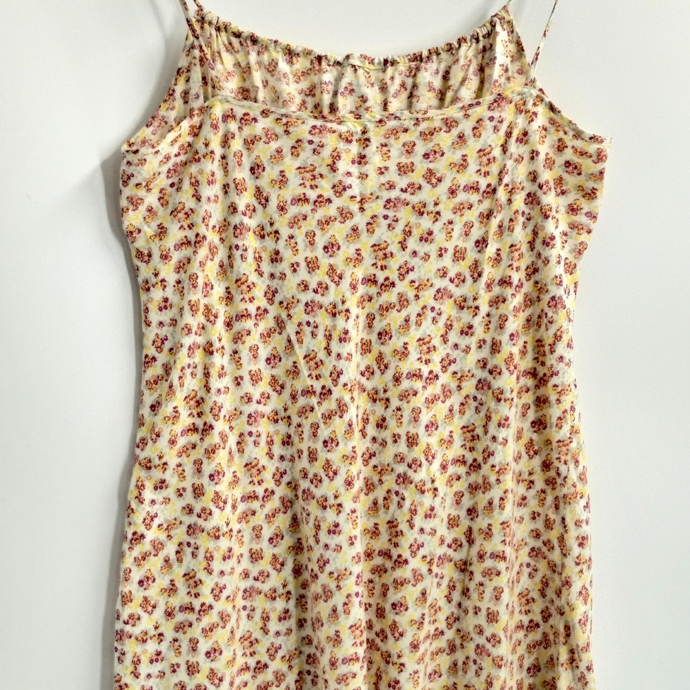 Reformation Rebekah Floral‎ Yellow Mini Dress - Picture 9 of 14